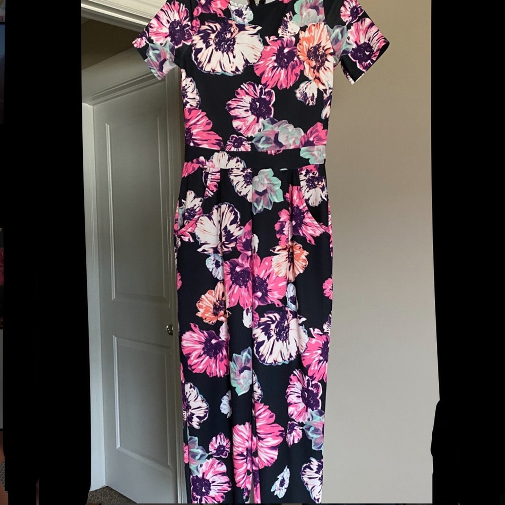 Evita floral jumpsuit